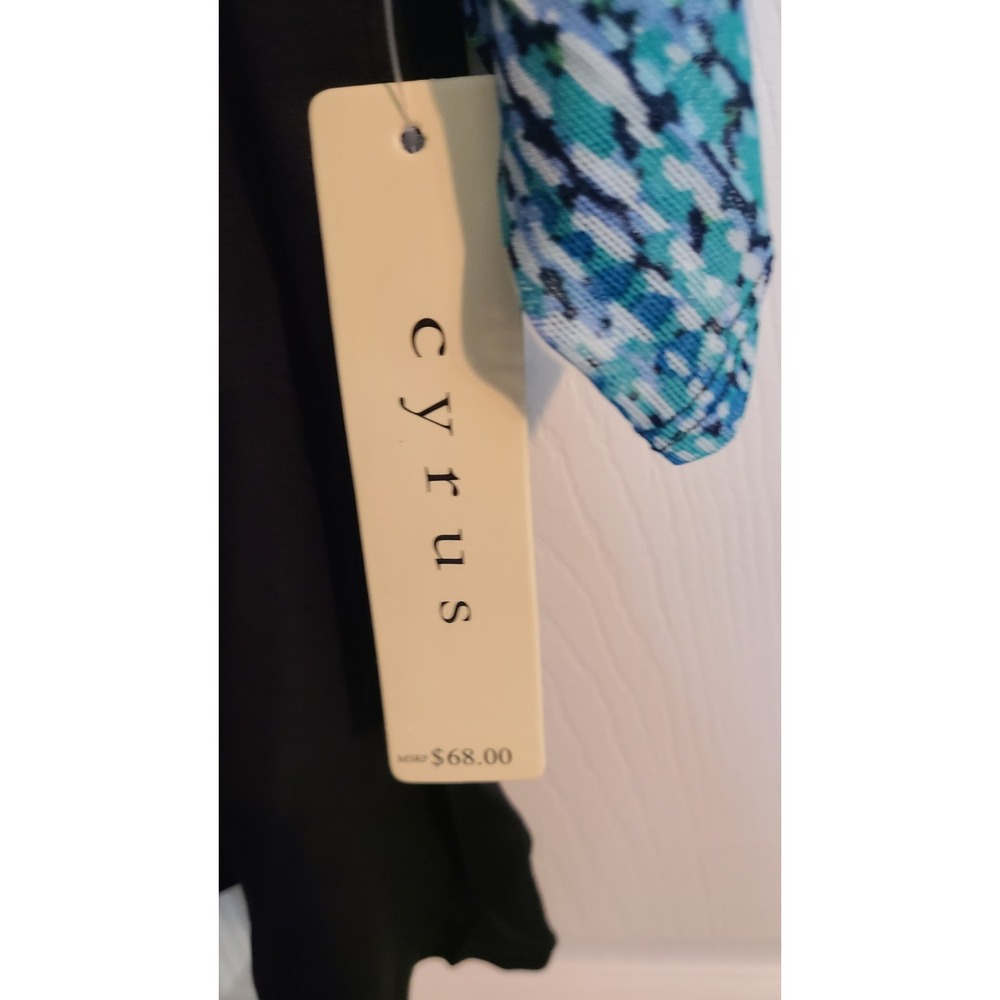 Cyrus Women's Top Size 2X Black/Forest Rain - Picture 4 of 4